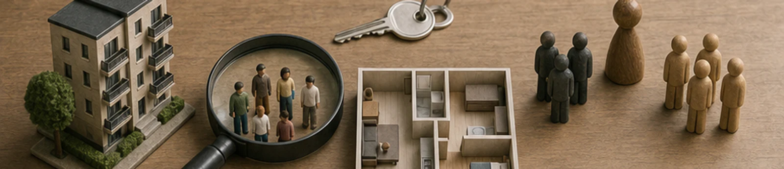 Editoriales Mietana-Motiv zu Diskriminierung bei der Wohnungssuche – Grundlagen