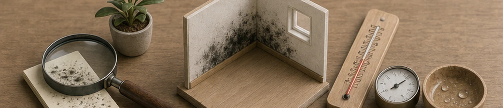 Editoriales Mietana-Motiv zu Schimmel in der Wohnung – Grundlagen